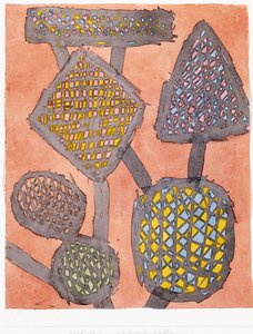 武器の成長; 武器を洗う 作： Paul Klee