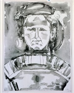 ハンナ（キャンバスに油彩、20世紀） 作： Paul Klee