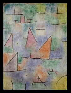 帆船のある港 作： Paul Klee