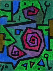 ヒロイック・ローズ、1938 作： Paul Klee