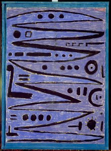 弓の英雄的な一撃 作： Paul Klee
