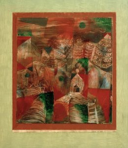 山の小屋 作： Paul Klee