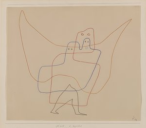 英語の小屋。 1931 作： Paul Klee