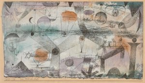 空気の王国で、1917年。 作： Paul Klee
