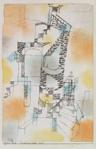 イタリアの中庭 作： Paul Klee