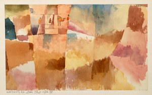 ケルアン、門の前。 作： Paul Klee