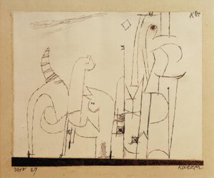 猫 作： Paul Klee