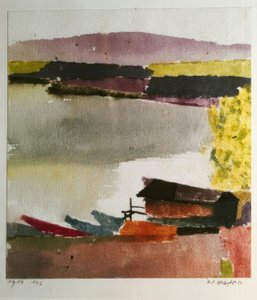 小さな港 作： Paul Klee