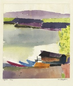 小さな港。 1914、146 作： Paul Klee