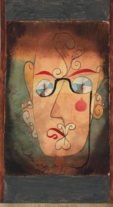 コミックの古い漫画の古い女性、1923年。 作： Paul Klee