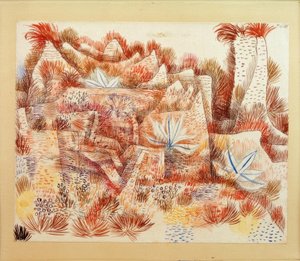 アガベのいる風景 作： Paul Klee