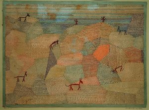 ロバのいる風景 作： Paul Klee