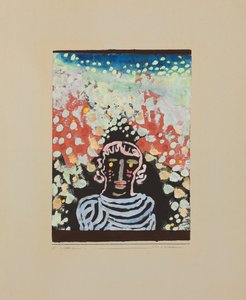 バウアーの肖像。 あずまやの肖像画 作： Paul Klee