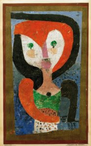 ザクセンの女の子 作： Paul Klee