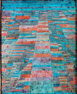 Päätie ja sivutiet Paul Kleen maalaus (1879-1940) 1929 Su. 83x67 cm Köln, Ludwig-museo 作： Paul Klee