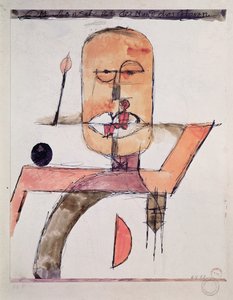 人は主の口 作： Paul Klee