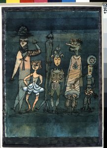 マスク。 パウル・クレー (1879-1940) の絵画 作： Paul Klee