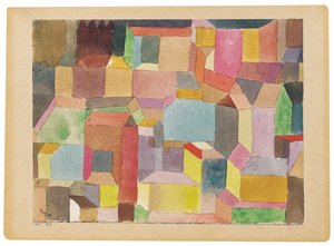 中世の町 作： Paul Klee