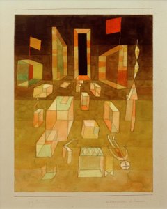 空間で構成されていません 作： Paul Klee