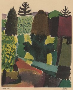 パーク、1920年。 作： Paul Klee
