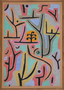 Park bei Lu。1938、129（J 9） 作： Paul Klee