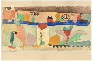 公園の風景 作： Paul Klee