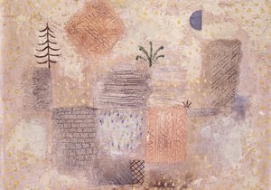 クールなクレセントで駐車。 パーク ミット デム クーレン ハルブモント 作： Paul Klee