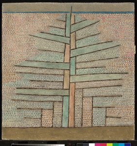 ""Pine"" (mänty) - Paul Kleen (1879-1940) maalaus