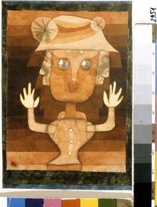 人形。 パウル・クレー (1879-1940) の絵画