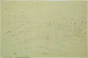 先史時代の植生 作： Paul Klee