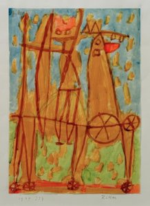 騎士 作： Paul Klee