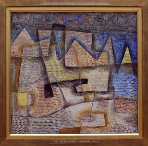 岩の多い海岸。 パウル・クレー (1879-1940) の絵画、キャンバスに油彩 作： Paul Klee