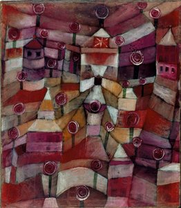 バラ園 作： Paul Klee