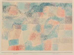 Rote Erde Red Earth、1926年。 作： Paul Klee
