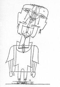 自画像 作： Paul Klee
