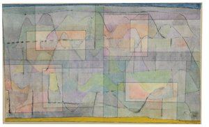 ヒルカントリーへの定住。 ジードルン・イム・フーゲルン 作： Paul Klee