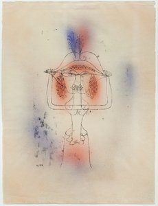 コミックオペラの歌手 作： Paul Klee