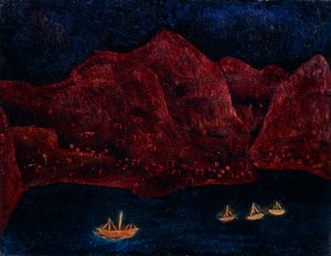 南海岸の夕べ 作： Paul Klee