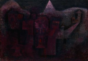 サザン マウンテン ビレッジ。 スドリヒス・バーグドルフ 作： Paul Klee