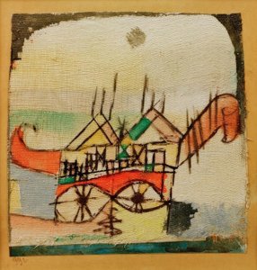 Sphinxartig 作： Paul Klee