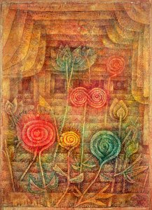 スパイラルフラワー 作： Paul Klee
