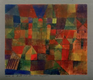 3つのドームのある街 作： Paul Klee