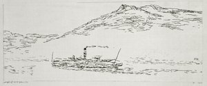 雷海の蒸気船 作： Paul Klee