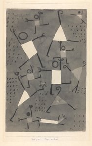 恐怖によるダンス恐怖によるダンス、1938年。 作： Paul Klee