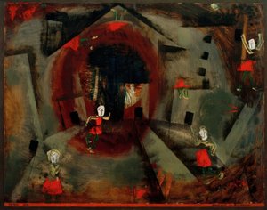 赤いスカートダンスゲーム 作： Paul Klee