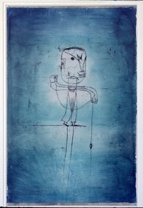 アングラー (キャンバスに油彩 作： Paul Klee