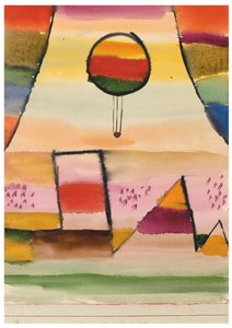 窓の気球、1929年。 作： Paul Klee