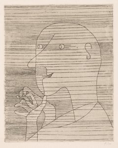 計算するオヤジ 作： Paul Klee