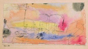 港の魚 作： Paul Klee
