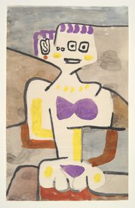 北の少女、1939年頃（水彩） 作： Paul Klee